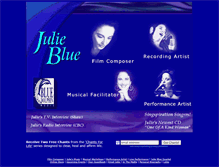 Tablet Screenshot of julieblue.com